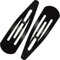 Clip per capelli a scatto in metallo lunghe 8 cm, fermagli per capelli antiscivolo per ragazze e donne, accessori per capelli, 30 pz. (nero)