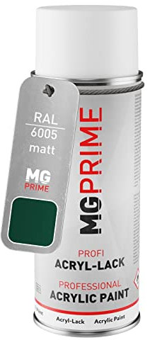 RAL 6005 Vert mousse/Moss green Bombe aérosol 400 ml mat séchage rapide