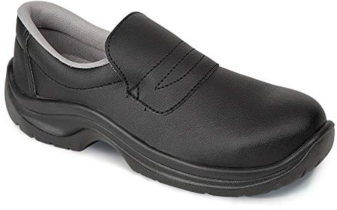 Dian 29057-S2 Säkerhetssko med elastiskt tåskydd, justerbar, S2+SRC, svart, storlek 40