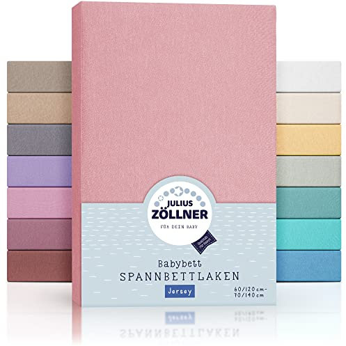 Julius Zöllner Spannbetttuch Jersey 70x140 / 60x120 Blush