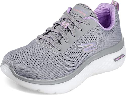 Skechers Damen GO Walk Hyper Burst Straen-Laufschuh, grau, 37 EU