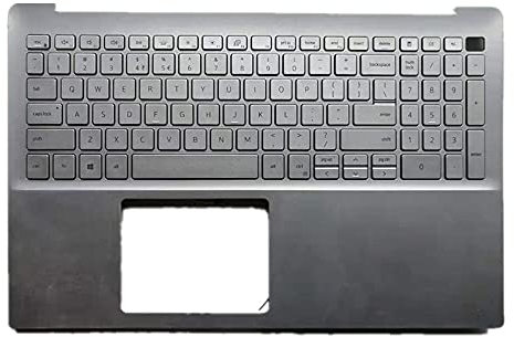 fqparts Replacement Laptop-Obergehäuse C-Schale & Tastatur für for Dell for Inspiron 5591 Schwarz US-englische Ausgabe