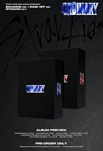 STRAY KIDS - ODDINARY STANDARD Version [SCANNING ver.] MINI Album+Photobook+Limited Benefit+Pre-Order Benefit+Bonus (Acrylic key and Photocard), 2020-S-1
