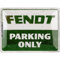 Nostalgic-Art Retro Blechschild, 30 x 40 cm, Fendt – Parking Only – Geschenk-Idee für Traktor-Fans, Original Lizenzprodukt (OLP), aus Metall, Vintage Design, Blechschilder Sprüche