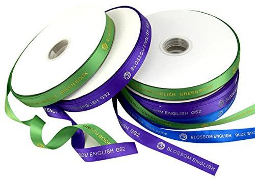 Personalisiert Satinband Benutzerdefiniertes Satinband Personalisierte zum Verpacken von Geschenken, Basteln, DIY-Nähpaket, Gefälligkeiten mit Text, Namenssymbol, 1 Rolle, 91 m
