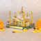Exklusives Global Beautiful Gift 6,3 cm Kristall Taj Mahal Miniatur Dekoratives Souvenir Sammlerstück