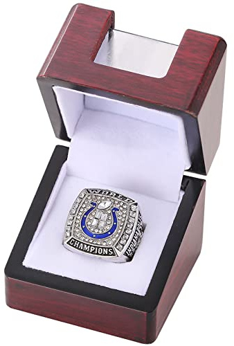NVeeus Alle Vorherigen-Champion-Ring-Replik, Für Fans, Freunde Und Familie, Geschenk Zur Geburtstagskollektion,T Display-Box/2006 Colts
