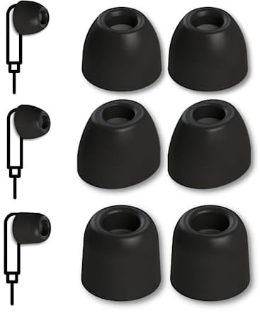 Comply Ohrstöpsel 100 Core Series Variety Pack, für Shure, Westone, Klipsch, All Tips, Verschiedene Größen, 3 Paar
