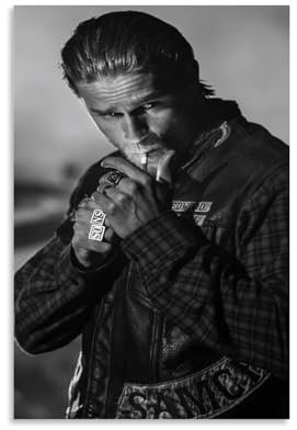 DEEBOW Jax Teller Soa-Poster, dekoratives Gemälde, Leinwand, Wandposter und Kunstdruck, modernes Familienschlafzimmer-Dekor-Poster, 20 x 30 cm