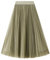 Hübscher Rock Bleistiftrock Damen Tüll Röcke Frauen Mode Prinzessin Solid Mesh Hohe Taille Plissee Langer Rock Weiblich OneSize ArmyGreen