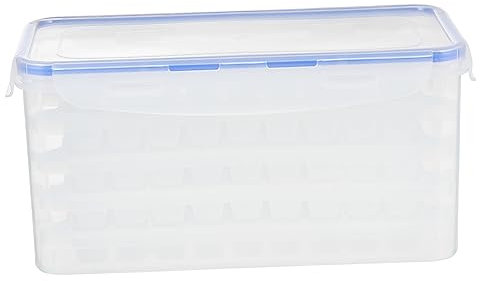 Zerodeko 5piezas Moldes Para Con Recipiente y Tapa Cubitera De Almacenamiento Para De Para Bebidas y Cócteles