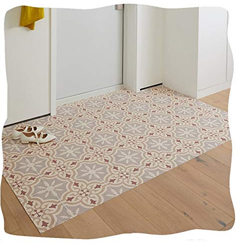 Generic Waterproof Ultra-thin 2mm Non-slip Door Mat - Stylish Indoor Floor Mat - Front Doormat Entrance - 60x120cm - Unisex - Geometric Pattern