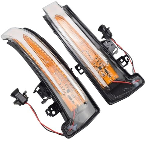 BCBSYCJP Spiegelblinker Außenspiegel Blinker Für Mercedes Benz W176 W246 W212 W204 CLA C117 GLA GLK W221 CLS W218 Links Rechts Auto-Seiten-Rückspiegel Blinker-Licht-Anzeigeleuchte Zubehör ersetzen