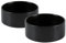 Havniva Lot de 2 gamelles en céramique pour chien et chat, bols de nourriture et d'eau pour chiot, chaton, chat, mangeoires pour chat, 13 cm, noir