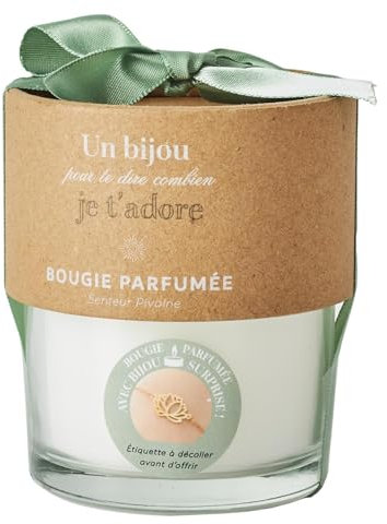 Duftkerze mit Verstecktem Schmuck - Kerze mit Armband als Überraschung (Grün)