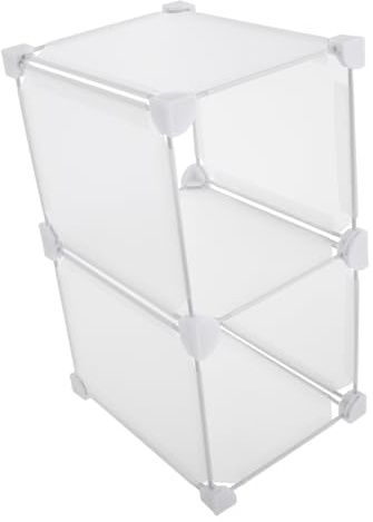 TOPBATHY Freezer Organizer Bins Plastic Deep Freezer Shelf Dividers for Food Storage Easy Installation White and Storage Areas