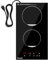 TOPWISH Induktionskochfeld 30cm, Induktions Herdplatte mit 2 Kochzonen, Induktions Kochplatten, Induktionsfeld & Kochfeld mit Induktion, Timer-Funktion & PowerBoost