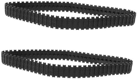 Yardwe Gummikette Selbstgemacht 2 Stück Schwarz aus Gummi für Rc Panzer