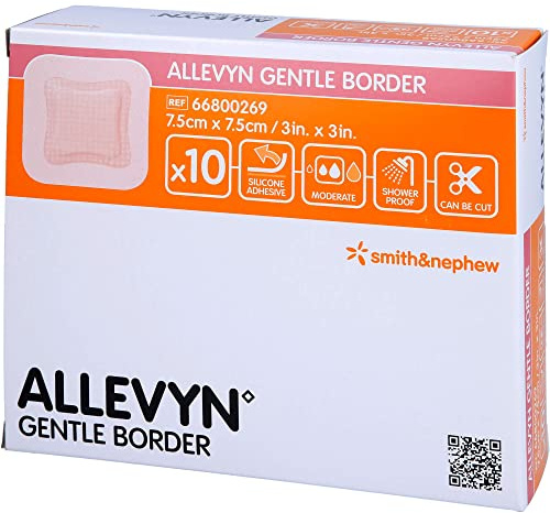 Allevyn Gentle Border 7,5x7,5 cm Schaumverb.