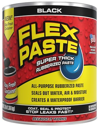 RUBBER PASTE BLACK 3LB