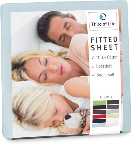 Spannbettlaken 200x200 cm aus 100% natürlicher Baumwolle I Das atmungsaktive & fusselfreie Bettlaken ALBA ist elastisch & weich I Designed in Germany I Langlebiger Jersey-Bettbezug I 200x200cm