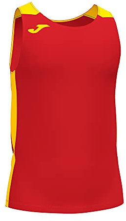 Joma Unisex Adulto Camiseta Tirantes Record II, Rojo Amarillo, XXS