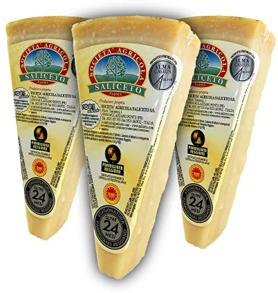 Parmigiano Reggiano g.U - Von Hügel - 24 Monate (300/350gr. Stück, 3-Pack)