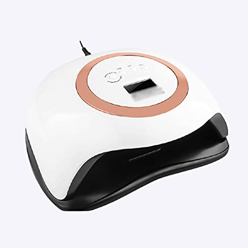 YDSLZQ UV LED Nail Lamp 168W High-power Nail Art Light ABS Material Digital Display Nail Dryer with 42 LED Gold Wire Lamp Beads (Color : Gold)