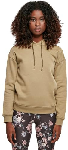 Urban Classics Damen Ladies Hoody Kapuzenpullover, Khaki, L
