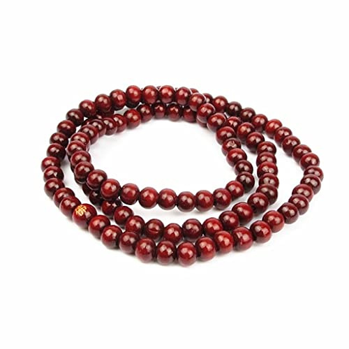 Sharplace Tibetisch Buddhistisches Holzarmband 108 Perlen Buddha Mala Armband