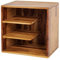 Riess Ambiente Massiver Beistelltisch CUBUS 43cm Sheesham Stone Finish Regal | einzigartiges Massivholz Regal