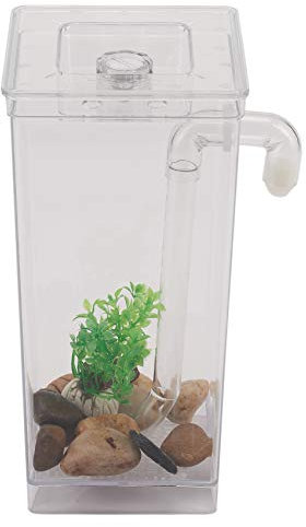 Vrttlkkfe Aquarium Aquarium Selbstreinigung Aquarium Schuessel Bequem Schreibtisch Aquarium Fuer Buero Zuhause Dekoration Haustier Zubehoer