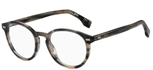 HUGO BOSS BLACK Brille BOSS 1367 Größe 50-20 mm Grau Braun