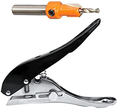 Amagogo Locher Zange Zinklegierung Kreisschneider Stanzwerkzeug für DIY Handwerk Scrapbooking Kartenherstellung, 10MM, 8MM