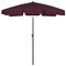 XIAOGUANG Strandschirm, Sonnwnschirm, Sonnenschirm, Parasol, Ampelschirm, Bordeauxrot 180x120 cm