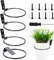 Anyingkai Soporte de Pared para macetas,Anillo Maceta Colgante de Pared,Soporte De Pared Macetas Exterior,Anying Kai 4 pcs Soporte de Anillo de Maceta, Pared para Macetas Soporte para Plantas (20.4)