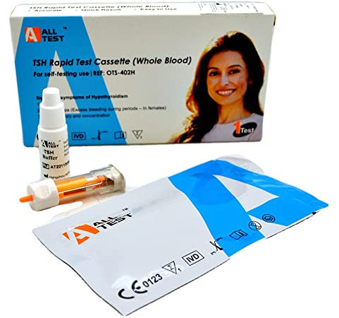 Underactive Thyroid Testing Kit, TSH Blood Tests for Hypothyroidism ALLTEST