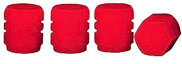 Im Dunkeln leuchten Autoreifen Ventilkappen Silikonreifen Ventil Staubkappen für Auto Fahrrad Motorrad Staubdicht Auslaufsicher Korrosionsbeständig Ersatz Auto Ventilschaft Abdeckungen, 4 Stück