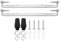 PATIKIL 185mm Lampenhalterung Decke Kit 2 Set Deckenhalterung Lampe Stahl Querleiste für Haus Büro Hängeleuchte Wand mit Schraube Unterlegscheibe Muttern Kit