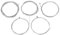 Cordes de Guitare Basse, 1 Mm, 1,4 Mm, 2 Mm, 2,5 Mm, 3 Mm, Durable, 5 Cordes de Basse électrique, Accessoire D'instrument pour Guitare Basse, Guitare électrique, Guitare Acoustique