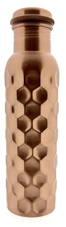 Brotzeit Trinkflasche aus Kupfer 1l BPA frei, Kupferflasche
