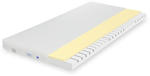 TULENA Ortho Matratzentopper 180 x 190 cm 9cm hoch Matress Topper 180x190 für Boxspringbett. Schlafsofa. Gästebett mit Latex für Allergiker