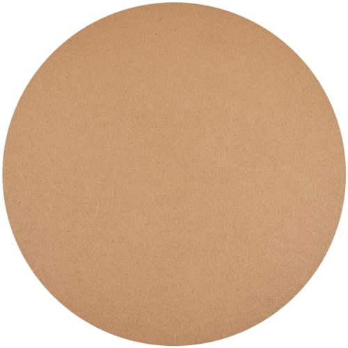 craspire MDF-Holzplatten Zum Basteln, 3 mm Dick, Runde Mitteldichte Faserplatte, Holz-MDF-Platte, Spanplatten Für Tontrocknungsbrett, Bilderrahmen, Malerei (300 mm Durchmesser)