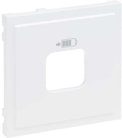 LEGRAND, SEANO Abdeckung für USB-Ladesteckdosen A+C und C+C, Smartphone-charger, 3000 mA bei einem Gerät oder 1500 mA pro Ausgang, Farbe: Ultraweiß, 765127