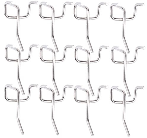 Anneome 50er-pack Silberfarbene Türhänger Badezimmerhaken Türrückhaken Kleiderbügel für Die Tür Haken Zum Aufhängen Von Taschen Aufbewahrungshaken Kein Bohren Nötig für Büro Küche Kleiderschrank