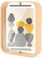 Umbra Bellwood Tischbilderrahmen, zweiseitiger Bilderrahmen für 10x15 cm Fotos, Natur