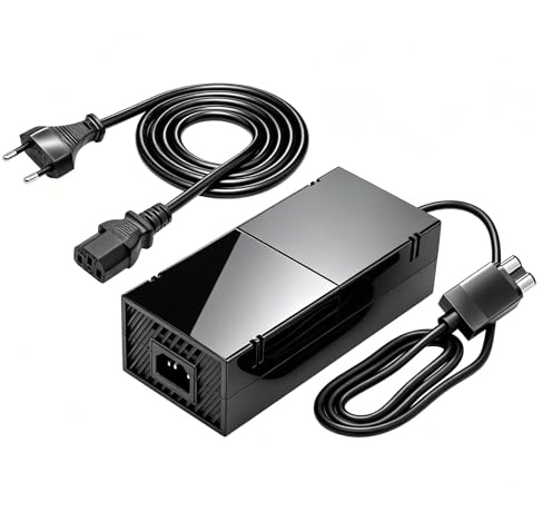 Netzteil für Xbox One - Power Supply Brick Stromkabel Ersatzladegerät für Microsoft Xbox 100-240V (Quietestversion)