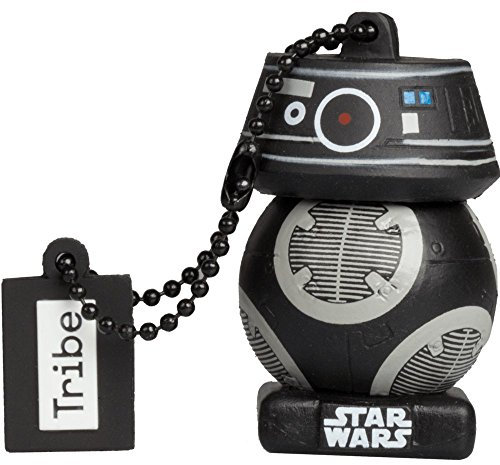 Tribe Star Wars 8 First Order BB Unit USB Stick 16 GB Speicherstick 2.0 High Speed Pendrive Memory Stick Flash Drive, Lustige Geschenke 3D Figur, USB Gadget aus Hart-PVC mit Schlüsselanhänger
