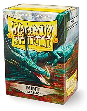 Arcane Tinmen ApS ART10025 Sleeves Mint Dragon Shield Card Game, One Size