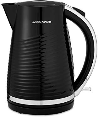 Morphy Richards 108266 Jug Kettle Dune, Plastic, 3000 W, 1.5 liters, Black